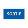Panneau information - Signalisation Sortie - Dibond - 200 x 400 mm
