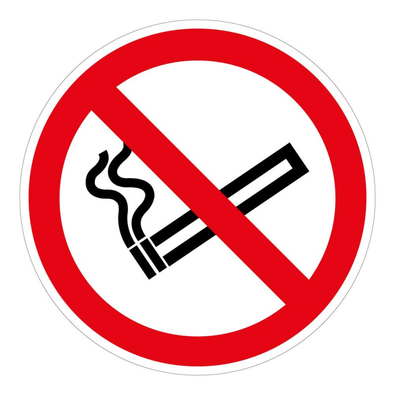 Panneau interdiction - Interdiction de fumer - P002 - ISO 7010