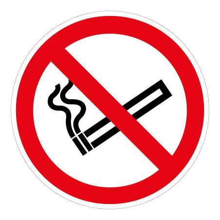 Panneau interdiction - Interdiction de fumer - P002 - ISO 7010