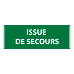 Panneau d'évacuation - Pictogramme Issue de secours - ISO 7010