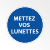 Panneau Obligation - Mettez vos lunettes - ISO 7010