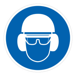 Panneau obligatoire - EPI - Protection Tête - M014 - ISO 7010
