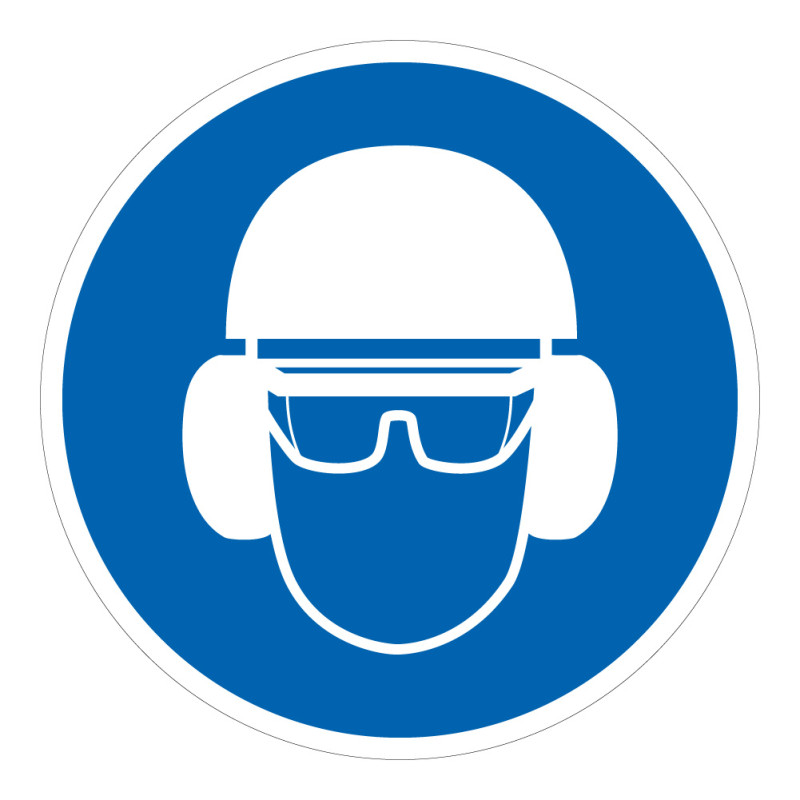 Panneau obligatoire - EPI - Protection Tête - M014 - ISO 7010