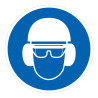 Panneau obligatoire - EPI - Protection Tête - M014 - ISO 7010