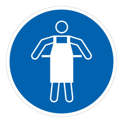 Panneau Obligatoire- Tablier de protection - M026 - ISO 7001
