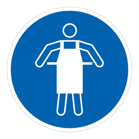 Panneau Obligatoire- Tablier de protection - M026 - ISO 7001