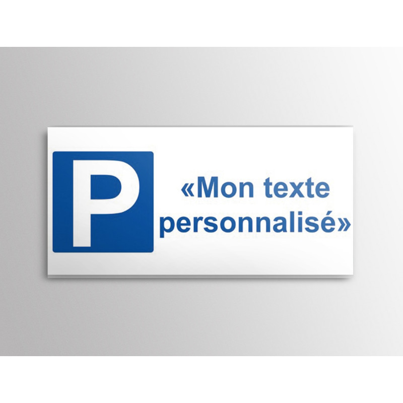 Panneau Parking personnalisé 400*500mm pré-percé