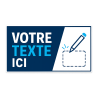Panneau personnalisable - Interdiction - 210x150 à 300x420 mm