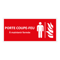 Panneau - Picto Porte coupe-feu à maintenir fermée