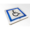 Panneau - Parking Picto Handicapé - Aluminium