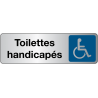 Panneau adhésif - Toilettes Handicapés