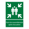 Panneau - Point de rassemblement après évacuation -E007 -ISO 7010