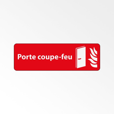 Panneau - Porte coupe-feu