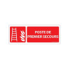 Panneau Premiers Secours - Poste de premier secours - Pictogramme