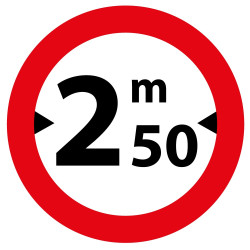 Panneau - Accès Interdit - ø200 mm - Vinyle