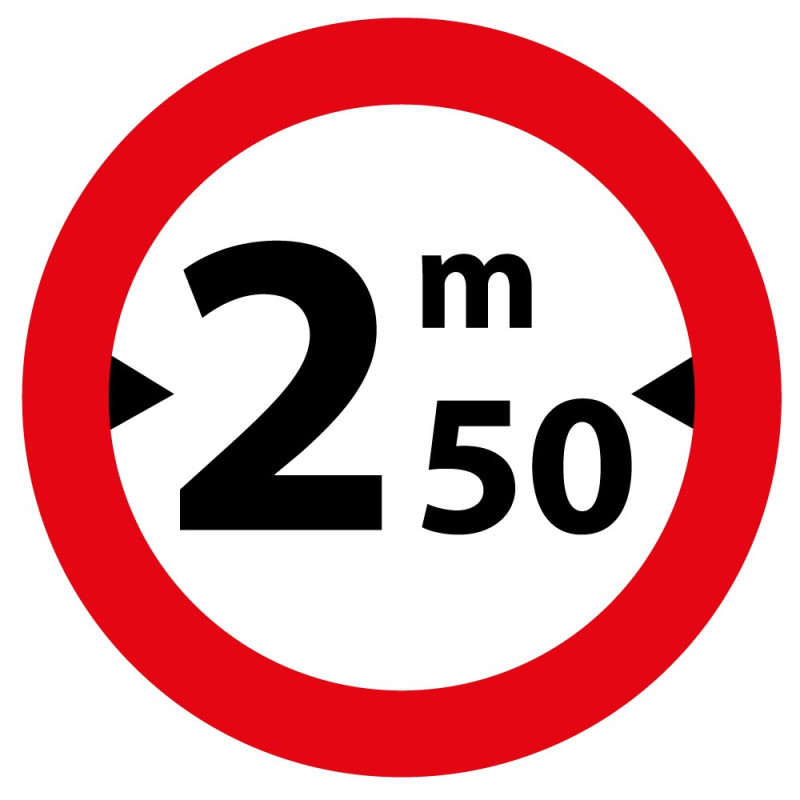Panneau - Accès Interdit - ø200 mm - Vinyle