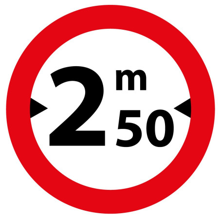 Panneau - Accès Interdit - ø200 mm - Vinyle