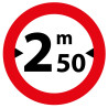 Panneau - Accès Interdit - ø200 mm - Vinyle