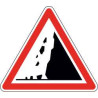 Panneau de Danger - Risque de Chute de Pierres - 700 mm - Aluminium