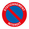 Panneau - Stationnement interdit - 250x250 mm - Dibond
