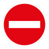 Panneau d'interdiction - Picto Sens Interdit - B1 - ISO 7010