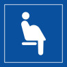 Panneau d'information - Siège prioritaire pour femmes enceintes - ISO 7001 - Gravoply