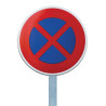 Kit - Arrêt et Stationnement Interdits - B6d - Ø450 mm - Aluminium Galvanisé