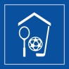 Panneau d'information - Gymnase/Salle de sport - ISO 7001 - Gravoply