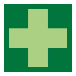 Panneau signalétique Photoluminescent - Premier secours - ISO 7010