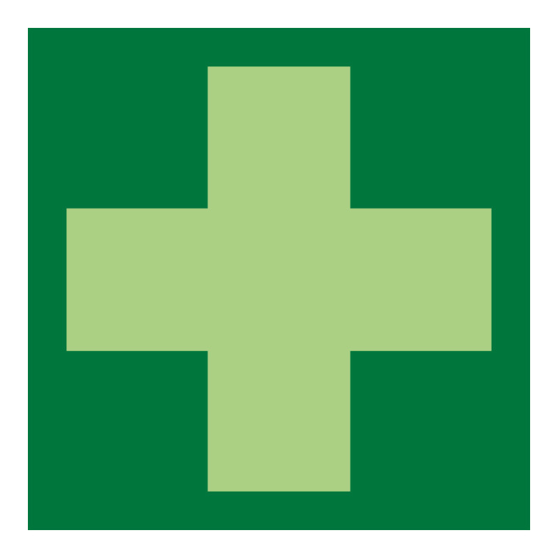 Panneau signalétique Photoluminescent - Premier secours - ISO 7010