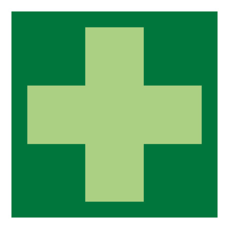 Panneau signalétique Photoluminescent - Premier secours - ISO 7010