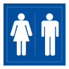 Panneau Signalétique - WC Toilettes Hommes Femmes