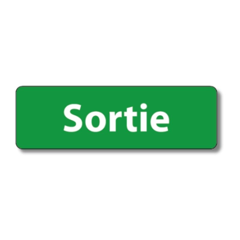Panneau Signalétique - Sortie 