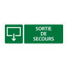 Panneau Sortie et évacuation - Sortie de Secours - ISO 7010