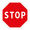 Panneau STOP AB4 - Signalétique Ronde