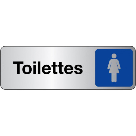 Panneau Signalétique - Toilettes Femme - Adhésif