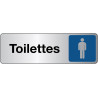 Panneau adhésif - Toilettes Homme - Signalétique avec pictogramme