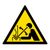 Panneaux - Déplacement pièce presse plieuse - W032 - ISO 7010