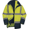 Machinalement, votre regard se pose sur cette parka pluie double polaire haute visibilité 5 en 1. Instantanément, vous pouvez pe