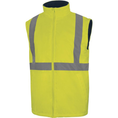 Machinalement, votre regard se pose sur cette parka pluie double polaire haute visibilité 5 en 1. Instantanément, vous pouvez pe