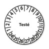 Pastilles Calendrier - Testé - 25 mm