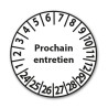 Pastilles Calendrier - Prochain entretien - 25 mm