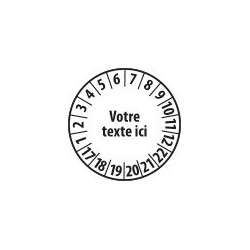 Pastilles Calendrier - Personnalisables - Ø 25 mm