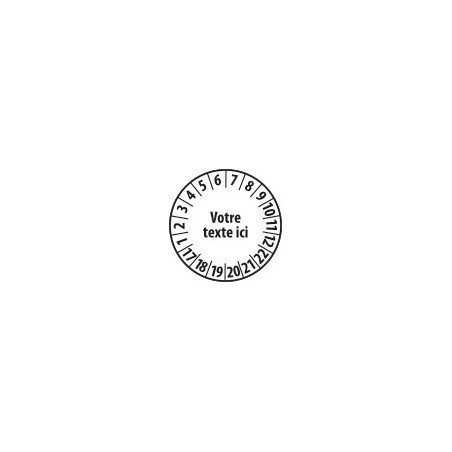 Pastilles Calendrier - Personnalisables - Ø 25 mm