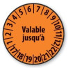 Pastilles Calendrier - Personnalisables - Ø 25 mm