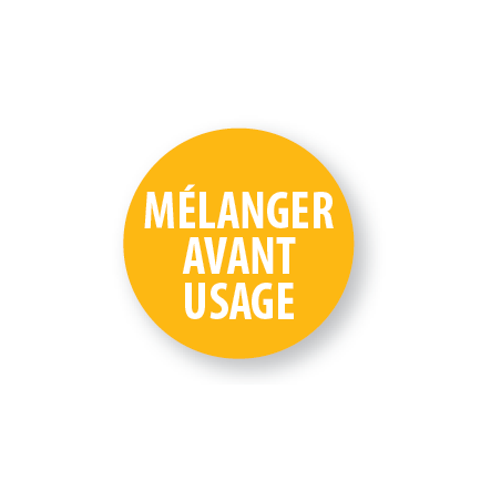 Pastilles d'inscription - Mélanger avant usage - Adhésif - Diamètre 40 mm - Rouleau de 500