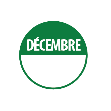 Pastilles - Décembre - 40 mm