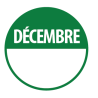Pastilles - Décembre - 40 mm