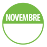 Pastilles - Inventaire Novembre - 40 mm - Rouleau de 500
