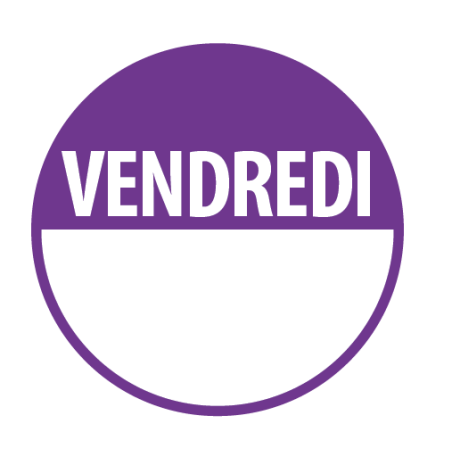 Pastilles - Jour Vendredi - 40 mm - Rouleau de 500